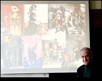 Thomas Sertillanges lors de la presentation de sa conference. Photo : © Stefania Ivanova 